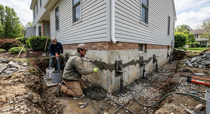 Basement Foundation Repair in Concord, MA