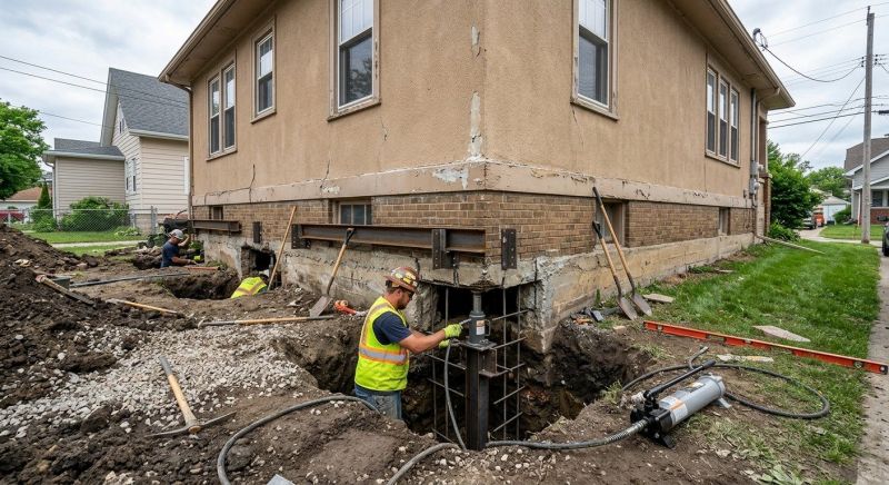 Basement Underpinning in Lowell, MA