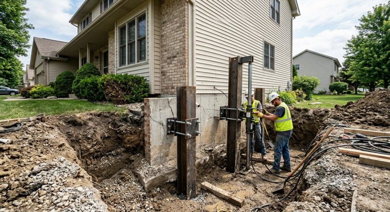 Basement Underpinning in Lowell, MA