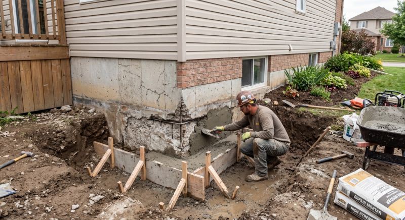Building Foundation Repair in Litchfield, NH