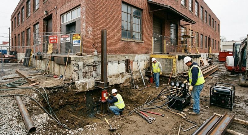 Building Foundation Repair in Manchester, NH