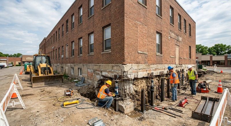 Commercial Foundation Repair in Lowell, MA
