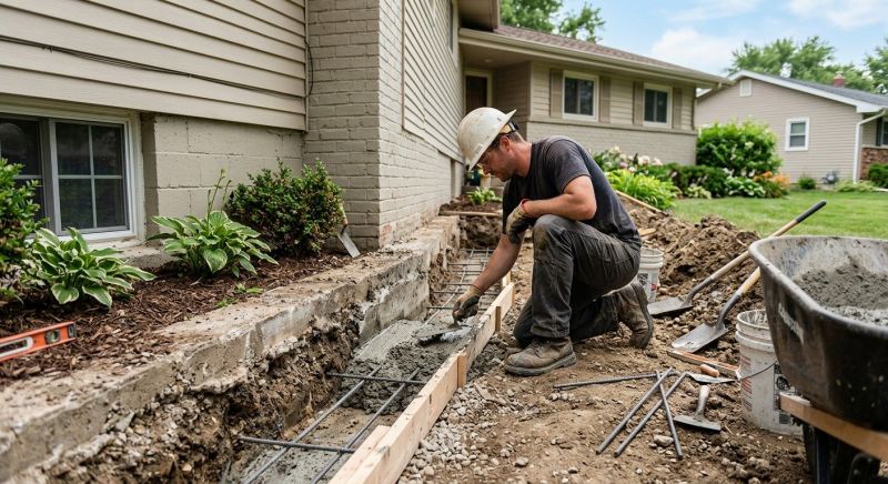 Concrete Foundation Repair in Waltham, MA