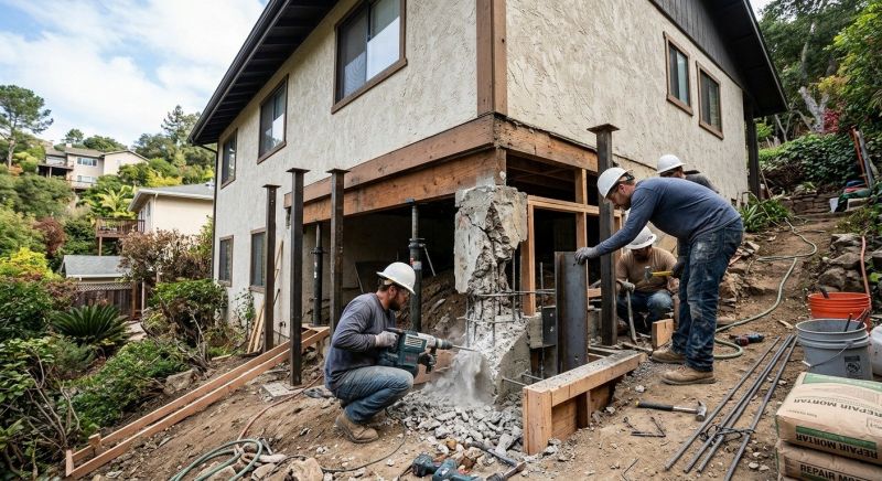Concrete Foundation Repair in Woburn, MA