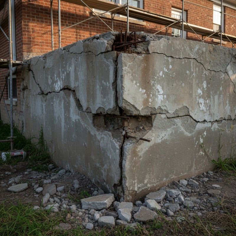 Cracked Foundation Repair in Londonderry, NH