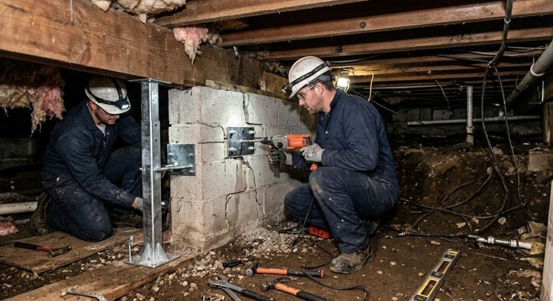 Crawlspace Foundation Repair in Chestnut Hill, MA
