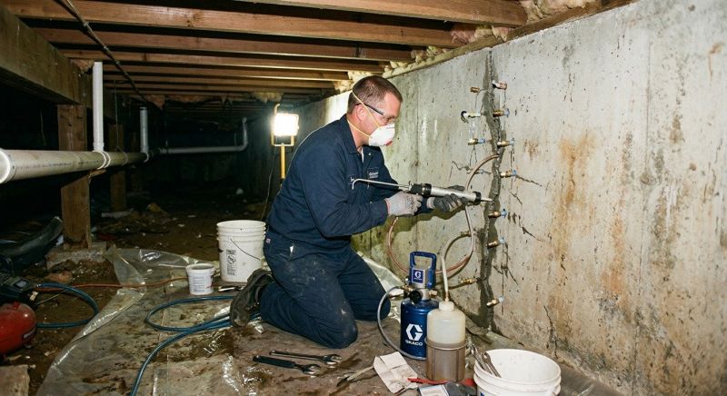 Crawlspace Foundation Repair in Harvard, MA