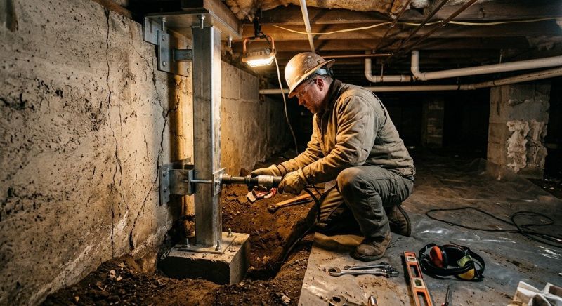 Crawlspace Foundation Repair in Marlborough, MA