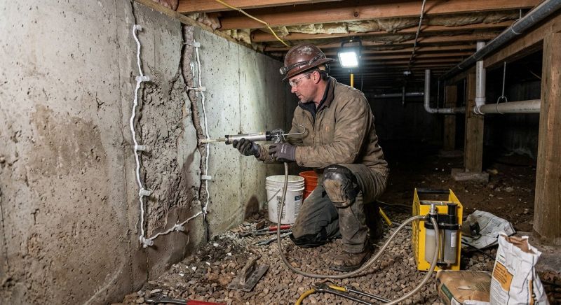 Crawlspace Foundation Repair in Middlesex County, MA