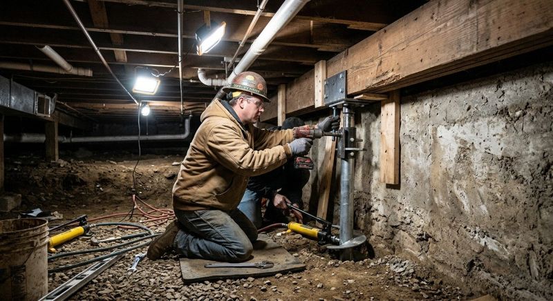 Crawlspace Foundation Repair in Pelham, NH