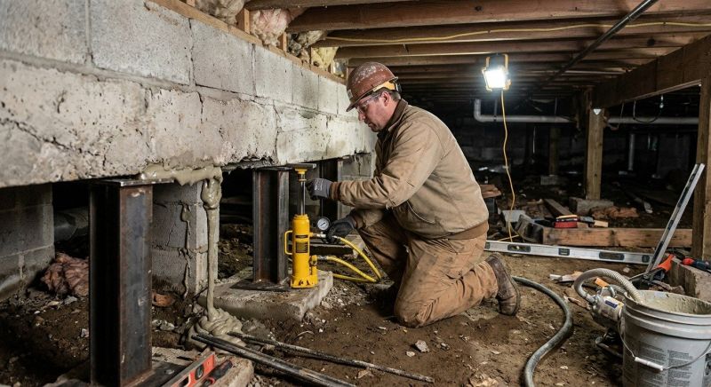 Crawlspace Foundation Repair in Westford, MA