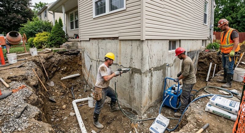 Foundation Damage Repair in Hudson, MA