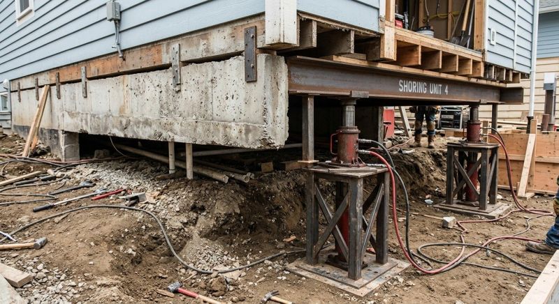 Foundation Jacking in Carlisle, MA