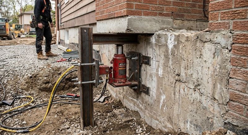 Foundation Jacking in Clinton, MA