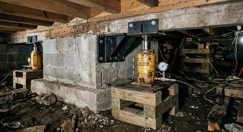 Foundation Jacking in Danvers, MA