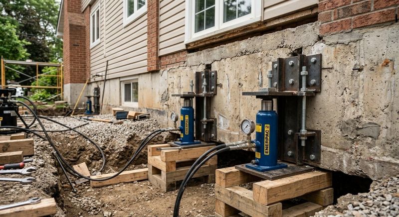 Foundation Jacking in Danvers, MA