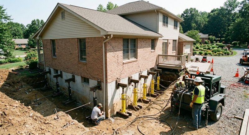 Foundation Jacking in Needham, MA