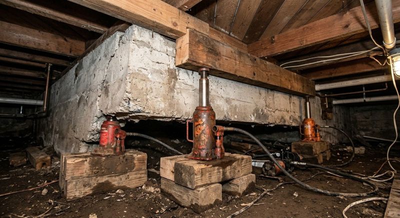 Foundation Jacking in Rockingham County, NH
