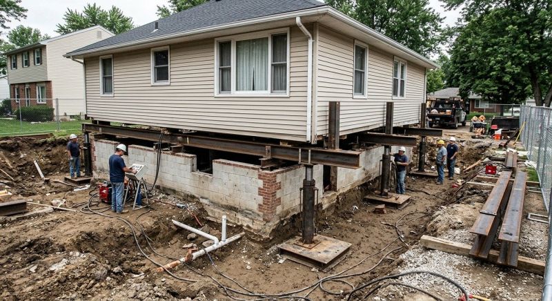 Foundation Lifting in Londonderry, NH