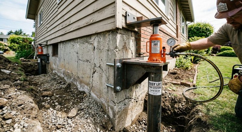 Foundation Lifting in Melrose, MA