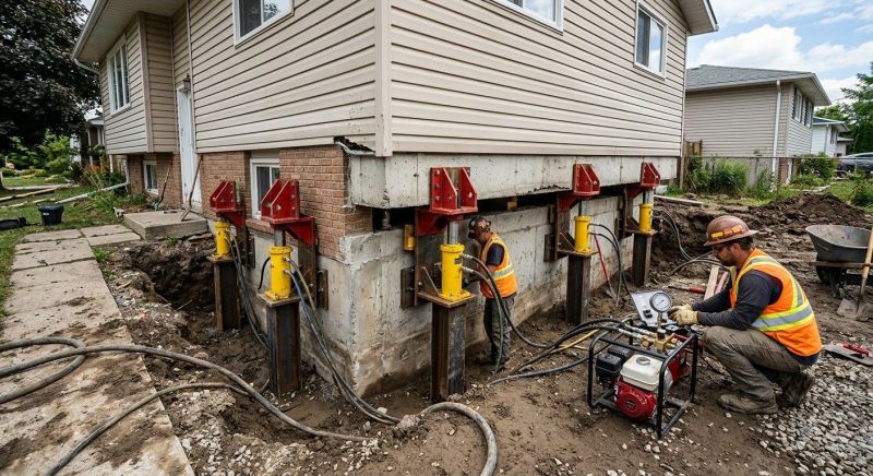 Foundation Lifting in Methuen, MA