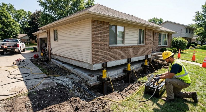 Foundation Lifting in Revere, MA