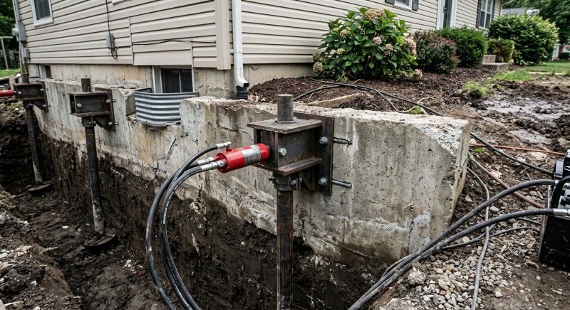 Foundation Pier Leveling in Lowell, MA