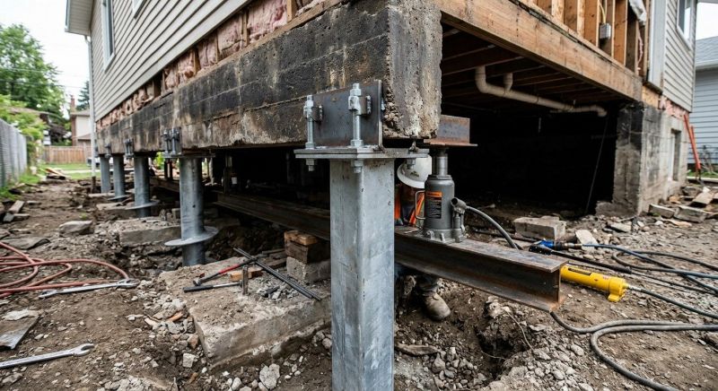 Foundation Raising in Jamaica Plain, MA