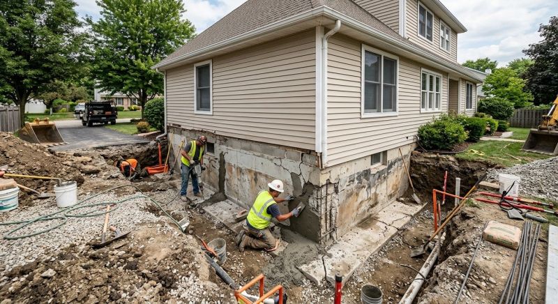 Foundation Restoration in Lowell, MA