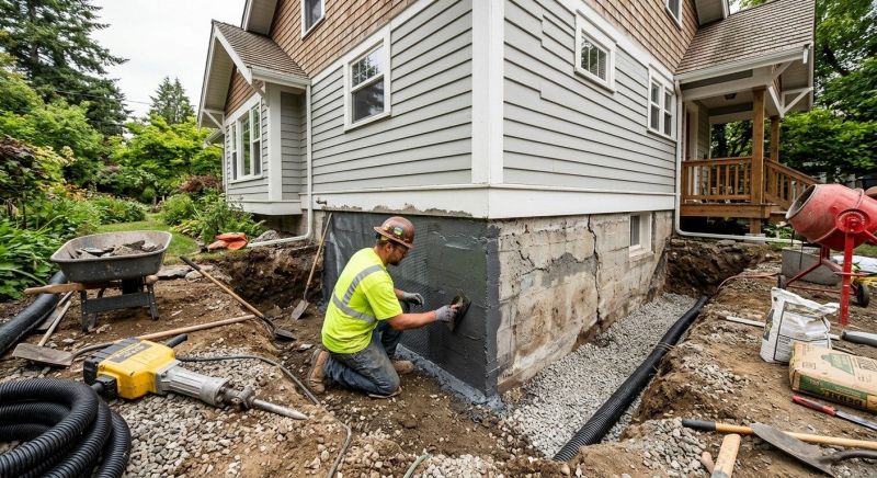Foundation Restoration in Lowell, MA