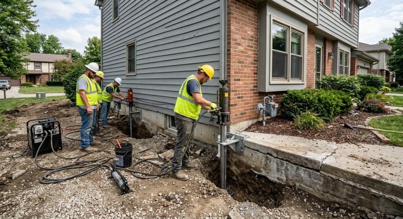 Foundation Stabilizing in Jamaica Plain, MA