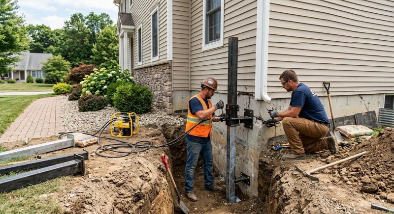 Foundation Stabilizing in Melrose, MA