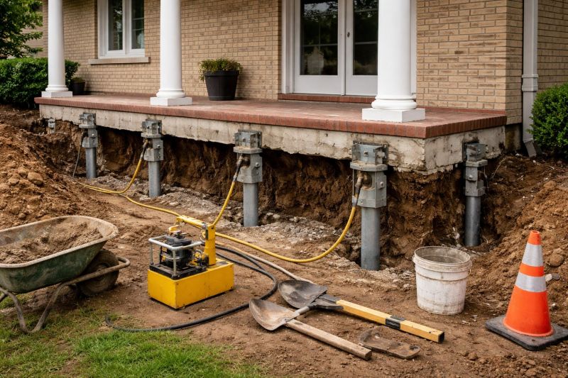 Foundation Stabilizing in North Andover, MA