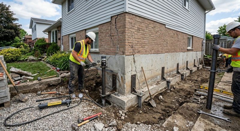 Foundation Stabilizing in Woburn, MA