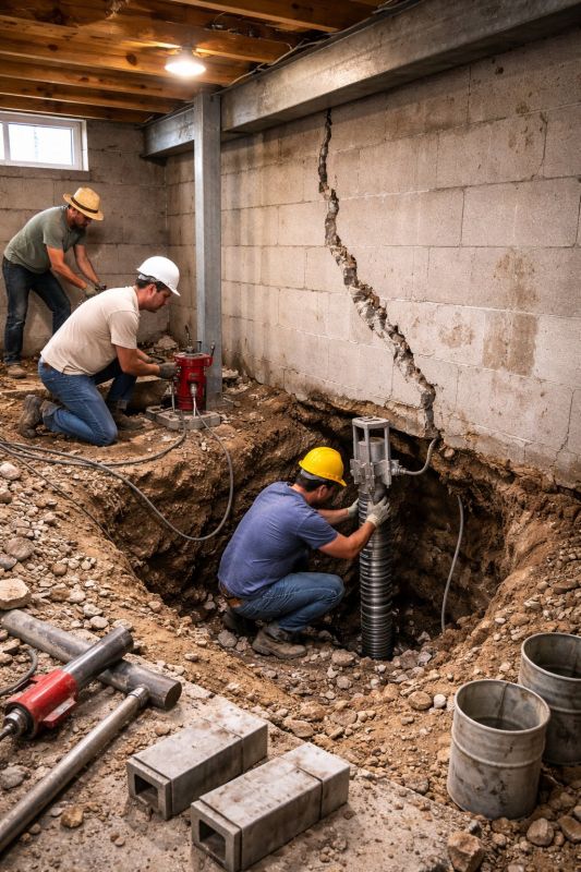 Foundation Structural Repair in Cambridge, MA