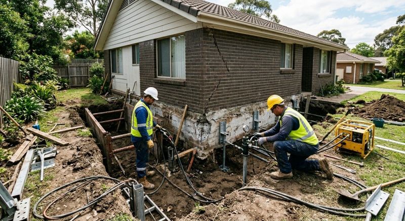 Foundation Structural Repair in Groton, MA