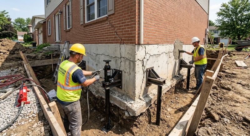 Foundation Structural Repair in Litchfield, NH