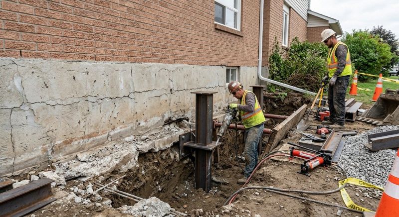 Foundation Structural Repair in Milford, NH