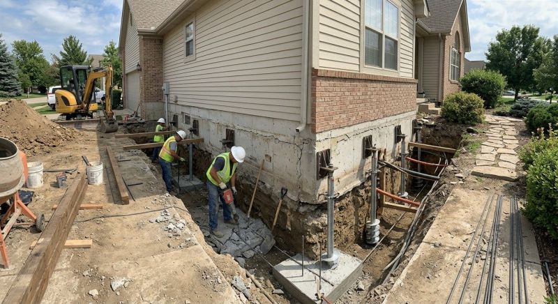 Foundation Underpinning in Lowell, MA