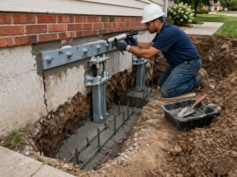 Home Foundation Repair in Georgetown, MA