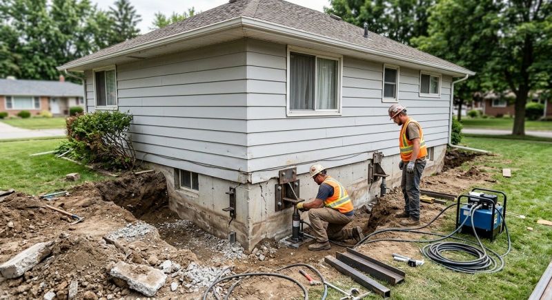 Home Foundation Repair in Lowell, MA