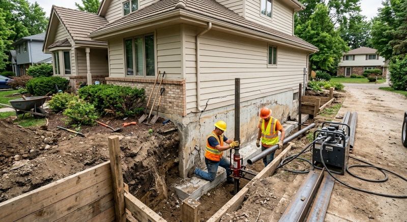 Home Foundation Repair in Tewksbury, MA