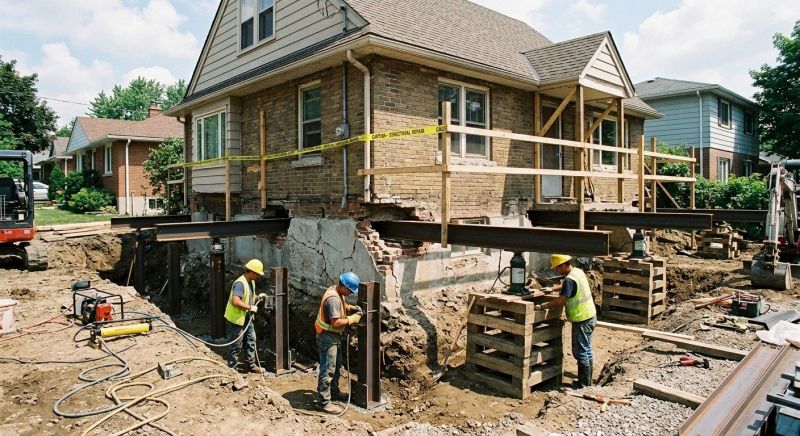 House Foundation Repair in Chelsea, MA
