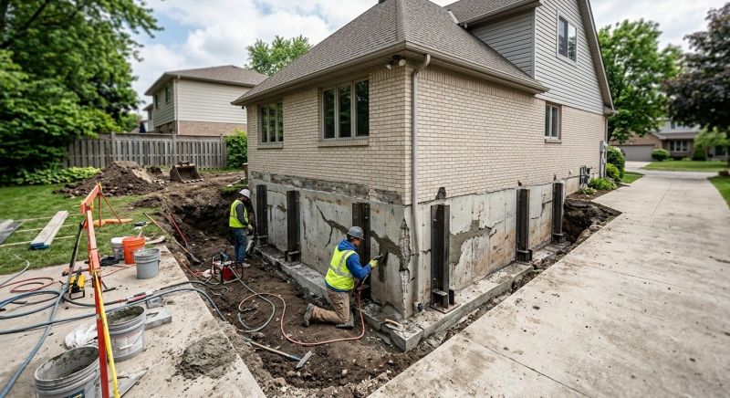 House Foundation Repair in Danvers, MA