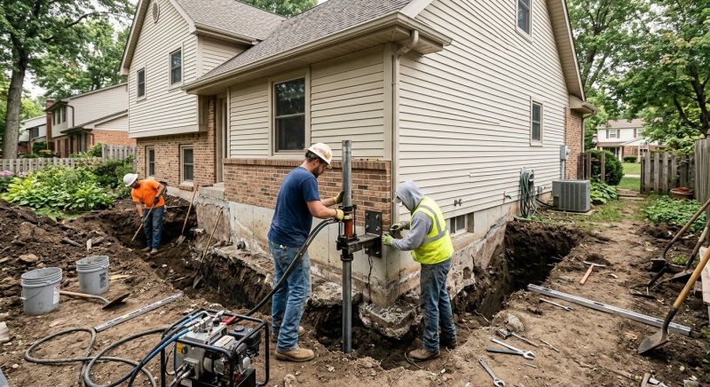 House Foundation Repair in Ipswich, MA