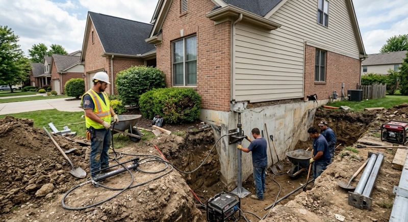 House Foundation Repair in North Reading, MA