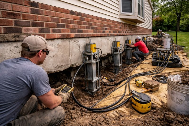 Settling Foundation Service in Georgetown, MA