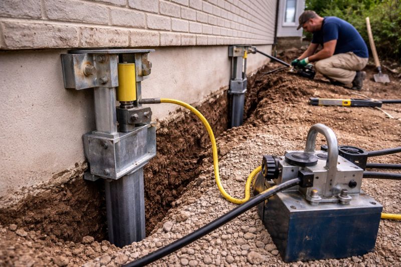 Sinking Foundation Repair in Lexington, MA