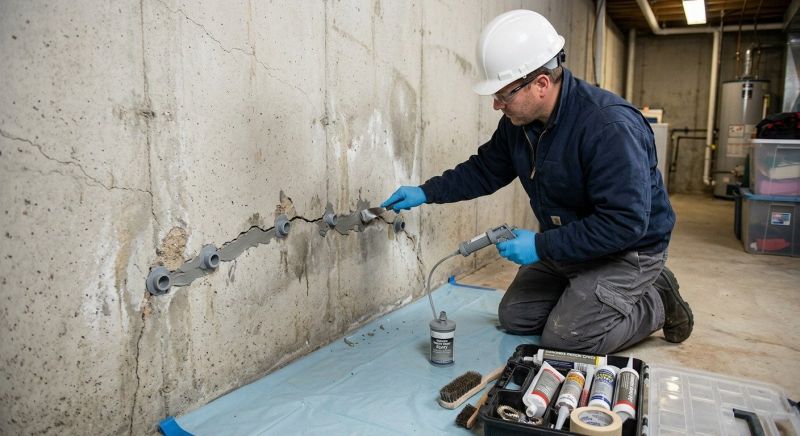 Structural Crack Repair in Lowell, MA