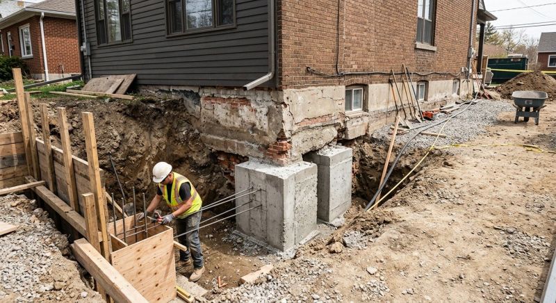 Structural Underpinning in Lowell, MA